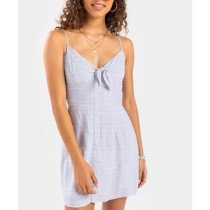 Emely Striped Button Up Mini Dress Size S